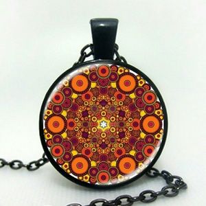 Kaleidoscope Boho Mandala Necklace